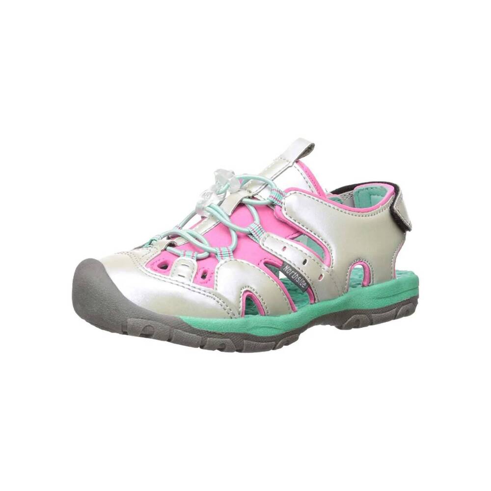 NEW NORTHSIDE girl's burke se sport sandal in silver